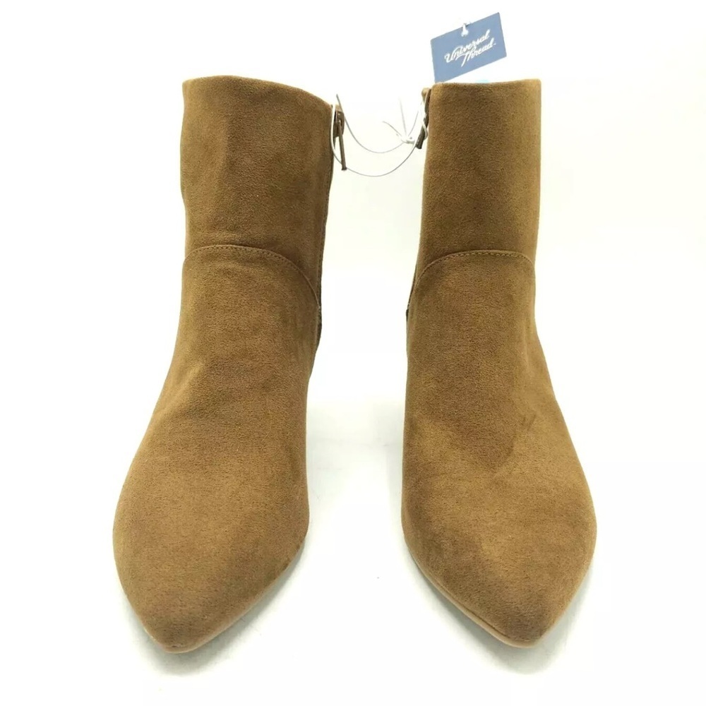 NWT Universal Thread Frances Brown Suede Ankle Boots Size 9.5 - Picture 5 of 12